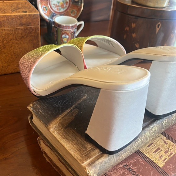 Karl Lagerfeld Paris Pera women's Rhinestone slides sandals - Picture 7 of 10